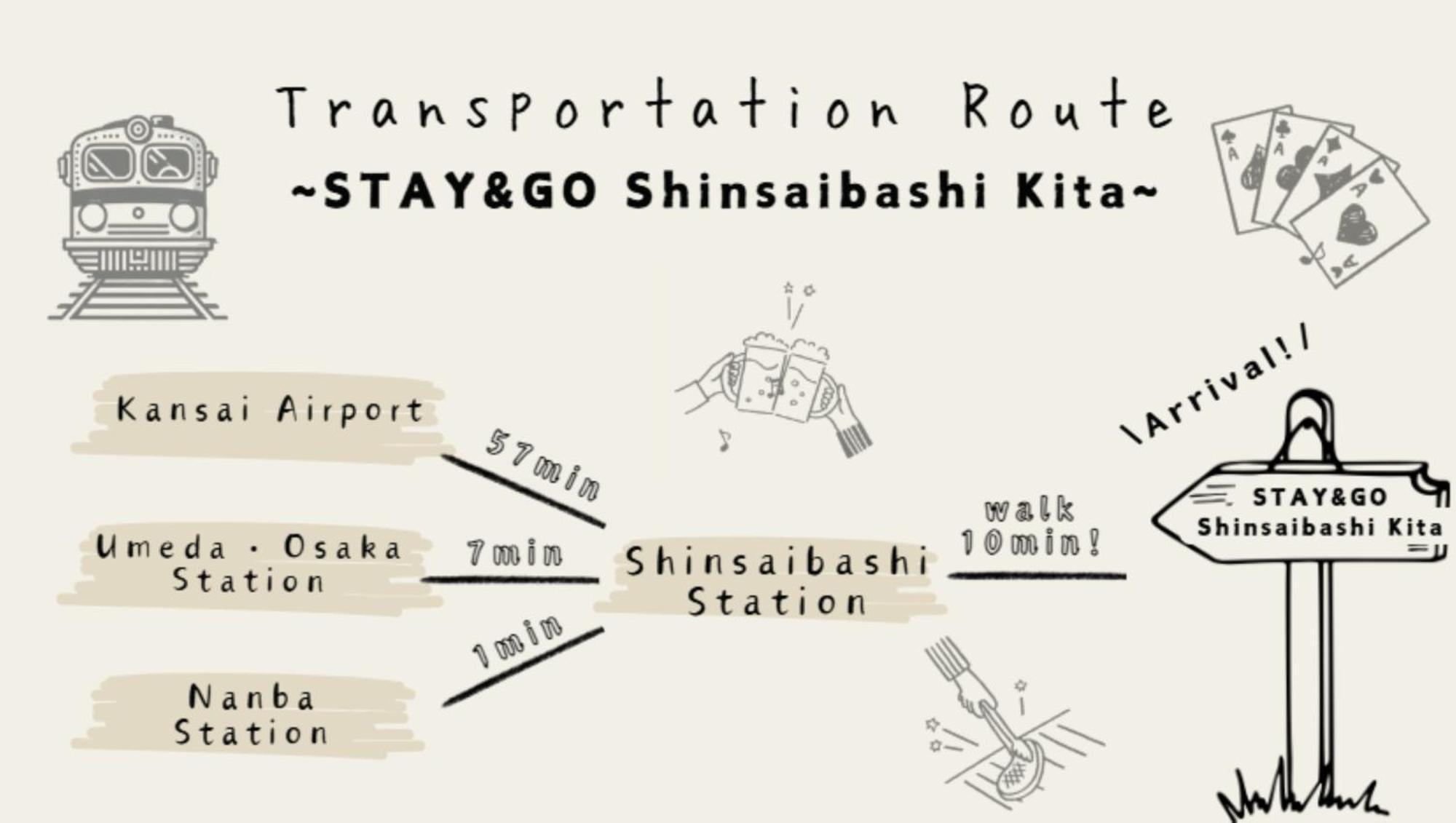 Stay & Go Shinsaibashi-Kita Ósaka Exteriér fotografie